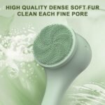 Electric Waterproof Bath Body Brush – 360° Rotating Long Handle Scrubber with 3 Brush Heads - Image 6