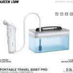Portable Travel Bidet - 2.3L, Dual Spray - Green Lion - Image 4