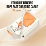 ⁦باور بانك VFAN بسعة 10000 مللي أمبير/ساعة مع كابل، شحن سريع 22.5 واط، شحن لاسلكي 15 واط،⁩ - الصورة ⁦6⁩