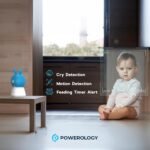 Powerology Smart Baby Monitor Camera 1080P – 5” HD Display, Night Vision & App Control - Image 4