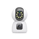 Philips 3000 Series 1080P Smart WiFi Indoor Security Camera with 355° Pan, Night Vision & Two-Way Audio