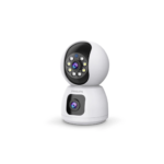 ⁦كاميرا مراقبة داخلية ذكية من فيليبس بعدستين مع دقة 1080 بكسل مع خاصية الواي فاي، تتميز بزاوية دوران 355 درجة، ورؤية ليلية، وصوت ثنائي الاتجاه.⁩ - الصورة ⁦3⁩