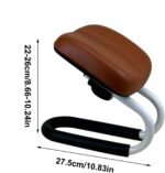 Ergonomic Padded Prayer Stool with Cushion – Comfortable Kneeling Chair with Back Support - Image 3