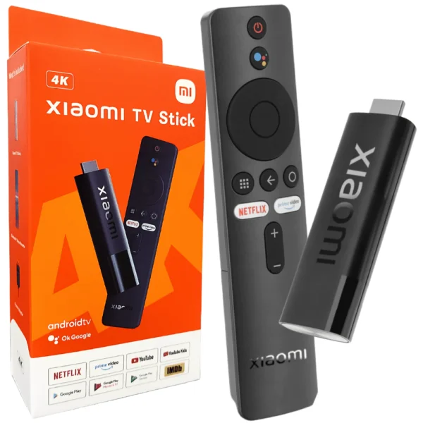 Xiaomi Mi TV Stick 4K Android Streaming Media Player - With 1 year subscription