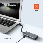 Porodo 4-in-1 USB-C Hub with 100W Power Delivery - Image 4
