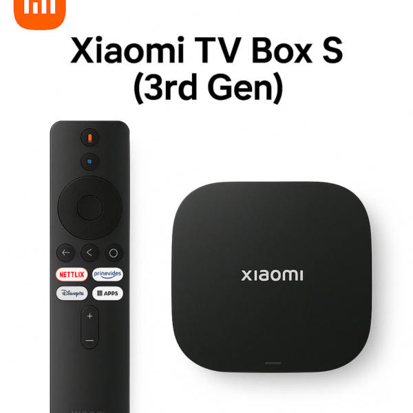 Xiaomi TV Box S 3rd Gen 4K Google TV with Smart Streaming Media Player With 1 year subscription