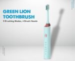 Green Lion Kids Electric Sonic Toothbrush Blue – 5 Modes with Intelligent Timer - Image 3