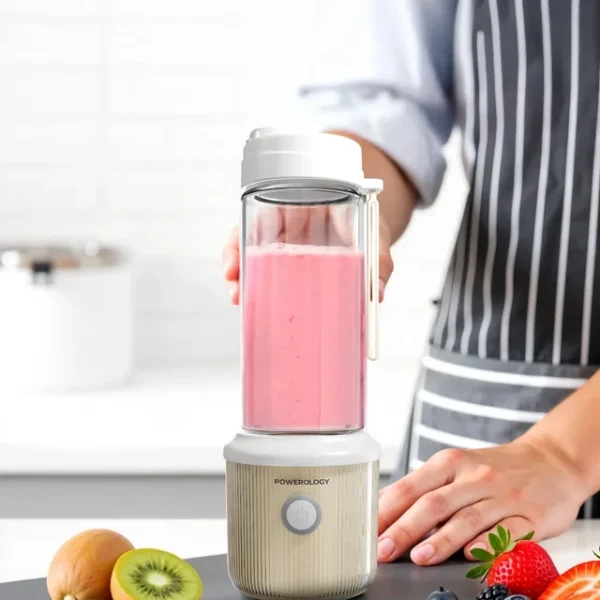 Powerology Press & Refresh Portable Blender – 16500 RPM