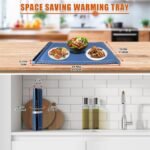 ⁦سفرة تسخين الطعام الكهربائية 240 واط - قطعة تسخين سيليكون بثلاث درجات حرارة⁩ - الصورة ⁦3⁩