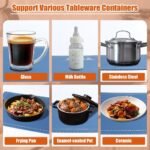 ⁦سفرة تسخين الطعام الكهربائية 240 واط - قطعة تسخين سيليكون بثلاث درجات حرارة⁩ - الصورة ⁦4⁩