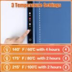 ⁦سفرة تسخين الطعام الكهربائية 240 واط - قطعة تسخين سيليكون بثلاث درجات حرارة⁩ - الصورة ⁦5⁩