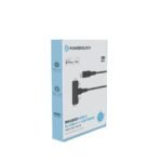 ⁦كابل الشحن المبتكر المضفر 2 في 1 USB-C إلى USB-C و Lightning بطول 1.2 متر – شحن سريع بقدرة 60 واط⁩ - الصورة ⁦4⁩