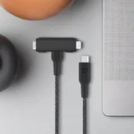 ⁦كابل الشحن المبتكر المضفر 2 في 1 USB-C إلى USB-C و Lightning بطول 1.2 متر – شحن سريع بقدرة 60 واط⁩ - الصورة ⁦2⁩