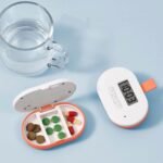 Portable Smart Pill Organizer Box with Timer Alarm – 3-Grid Medicine Storage Case