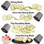 Keouke Wireless Electric Food Chopper 2500mAh – Portable 40W Vegetable Cutter with 4 Blades - Image 3